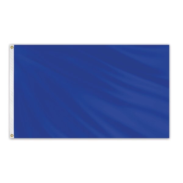 Solid Color Outdoor Nylon Flag 3' x 5' - Deep Blue